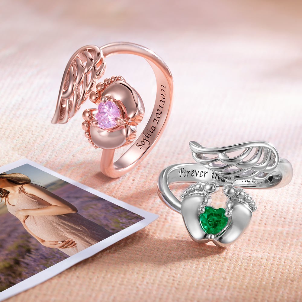 footprints ring