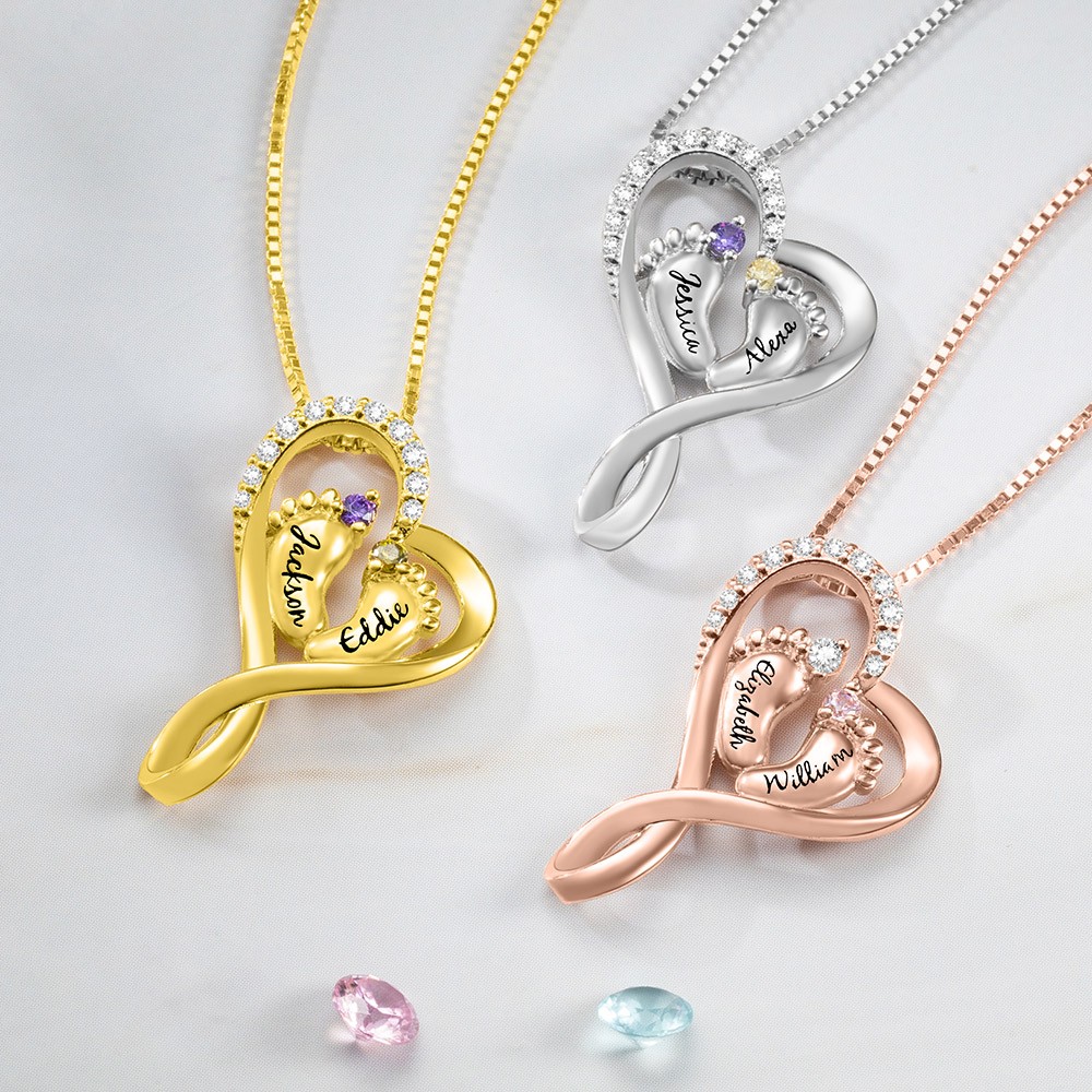 baby foot necklace