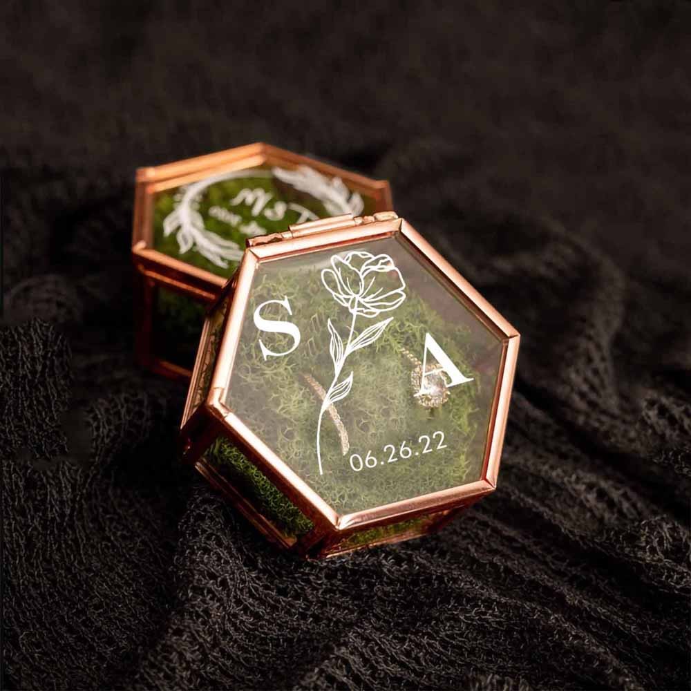 glass ring box