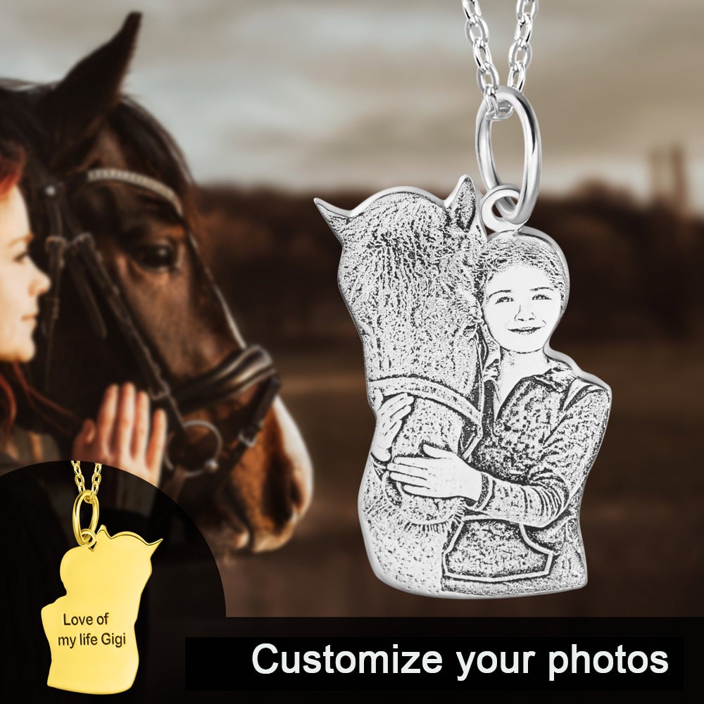 Engraved Horse Photo