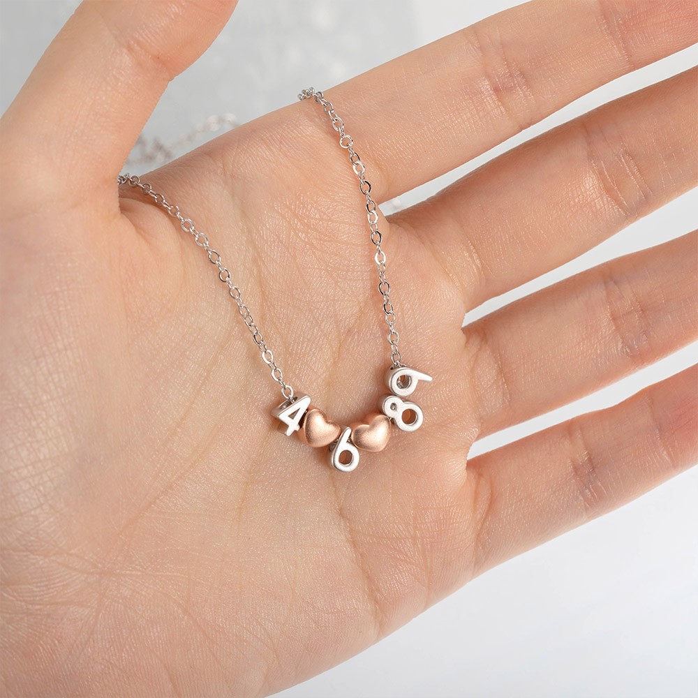 custom date necklace