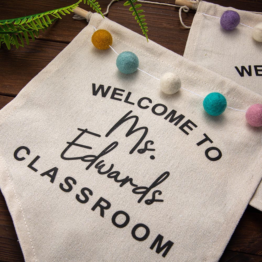 classroom welcome sign