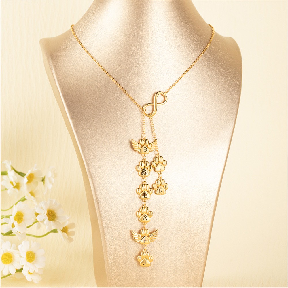 Collier à empreinte de patte