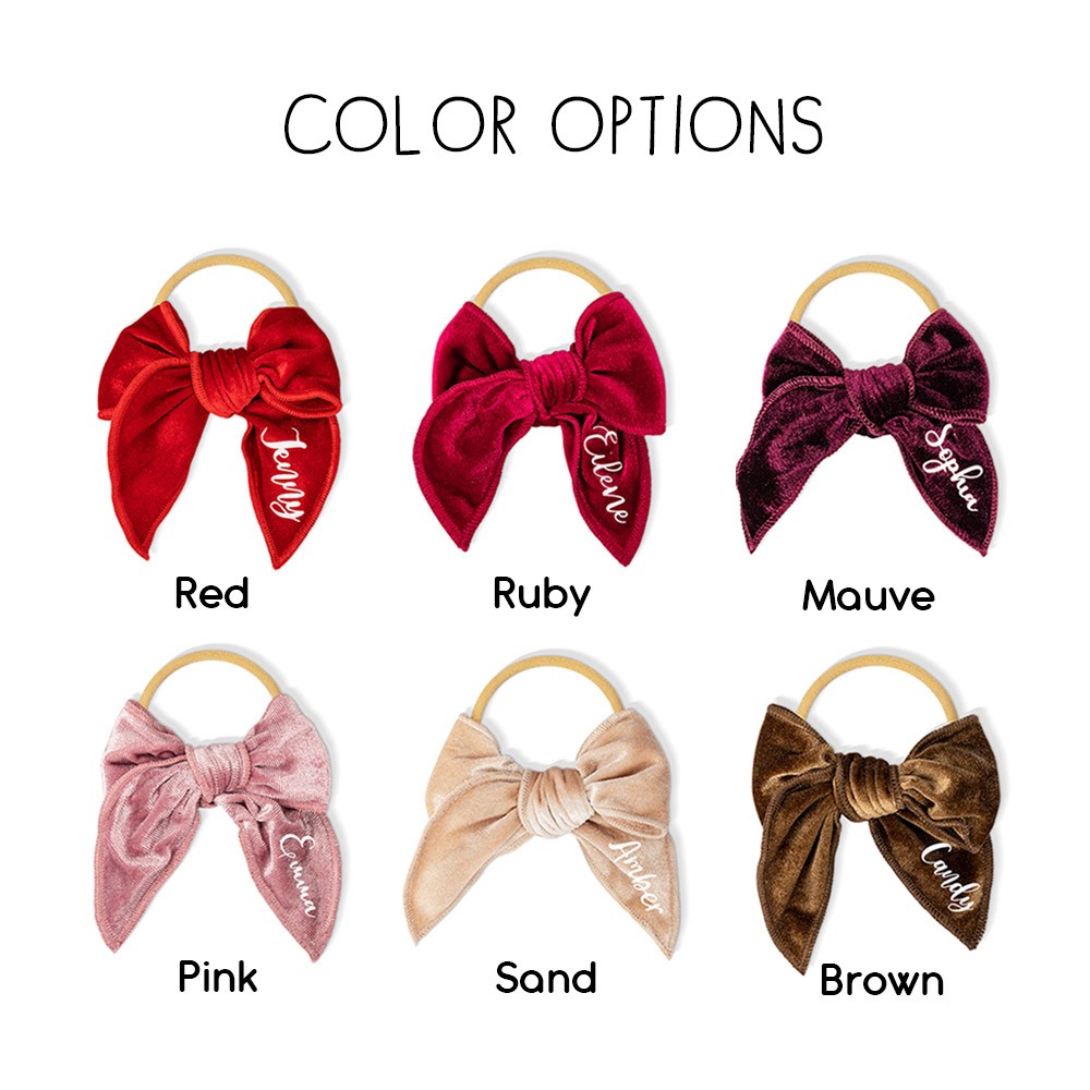 christmas hair bows
