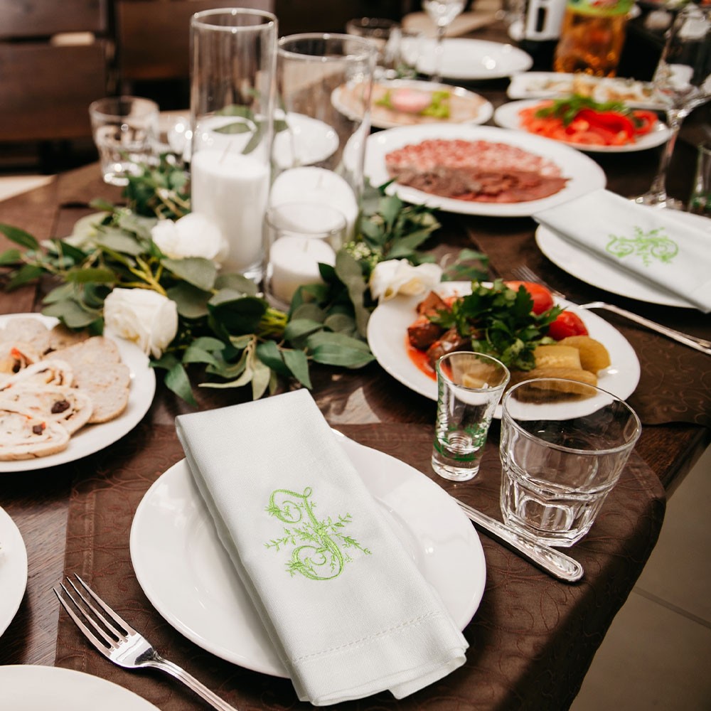 monogrammed napkins