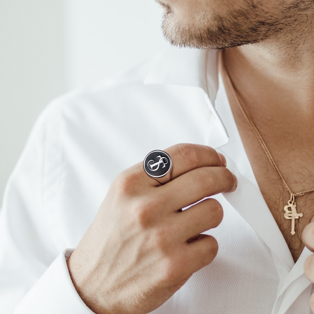 Goldring für Männer