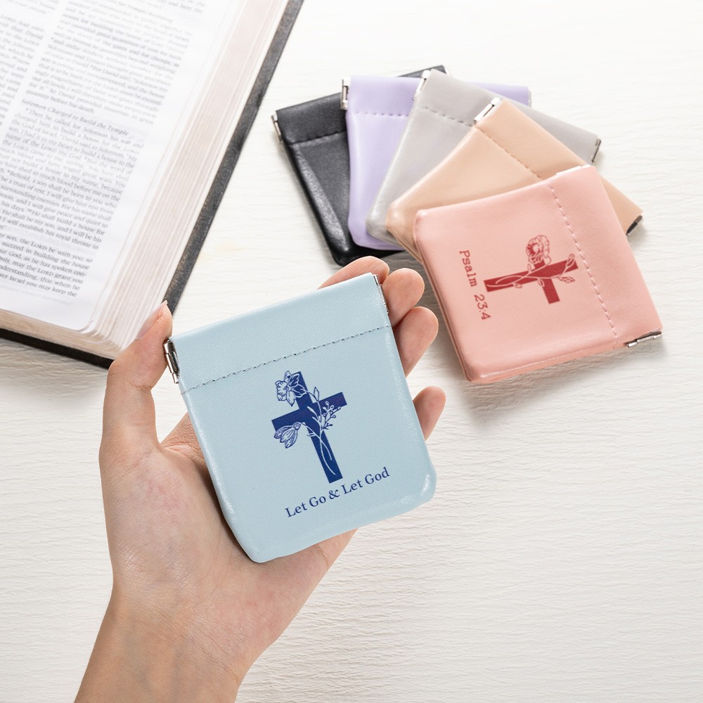 leather rosary pouch