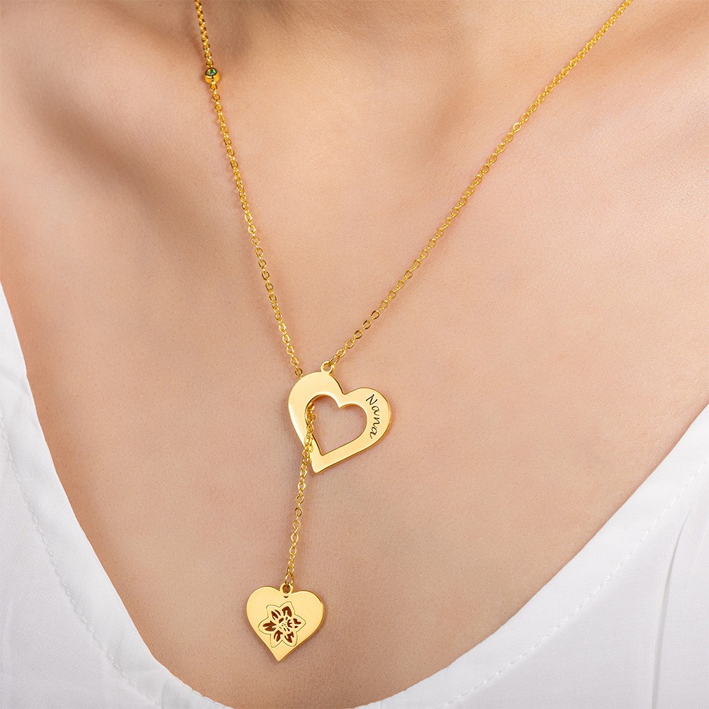 customized birthstone and name