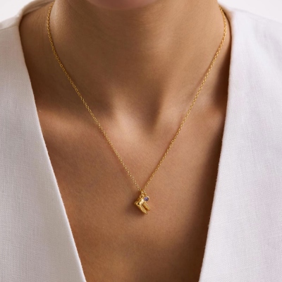 Gepersonaliseerde geboortesteen tandhanger ketting, sterling zilver 925 sierlijke ketting, afstudeer-/kerstcadeau voor tandartsen/mondhygiënisten/haar