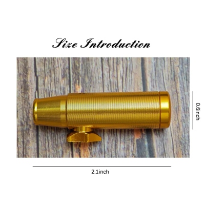 Personalized Name Bullet Shape Snuff Box, Metal Tobacco Box, Laser Engraved Snuff Container, Birthday/Father's Day Gift for Tobacco Lovers/Dad/Him