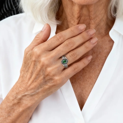 Personalisierter Geburtssteinring für Damen mit Gravur, Abschlussring für High School und Universität, Abschlussgeschenk für Absolventen des Jahrgangs 2026