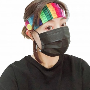 Adult/Doctor/Nurse/Healthcare Worker Headband with Buttons 3 Pack