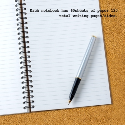 with 120 Lined Pages