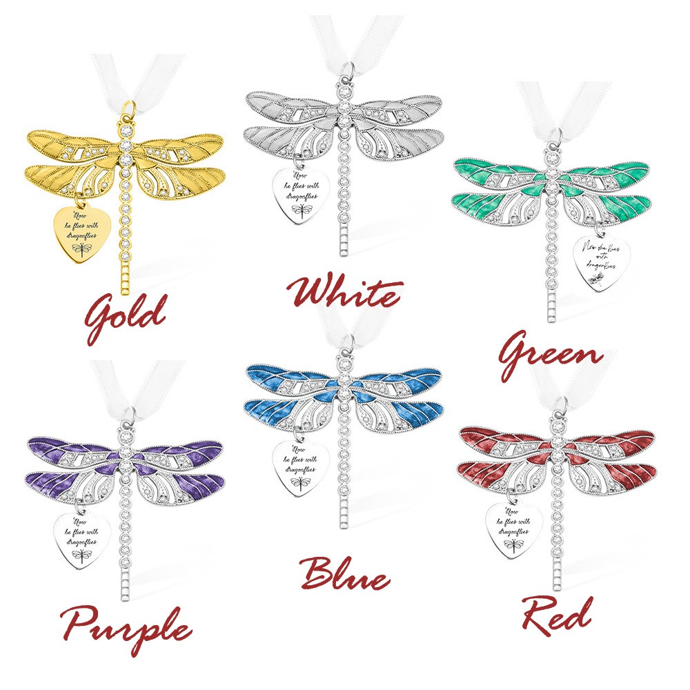 Dragonfly Memorial Ornament