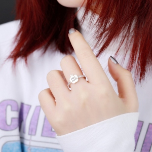 Personalized Engraved Apple Ring