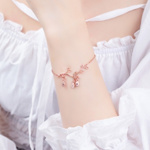 Bracelet de pierre de naissance de branche d'arbre généalogique personnalisé