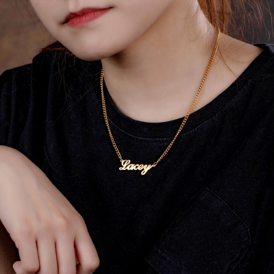 Personalized Name Plate Necklace
