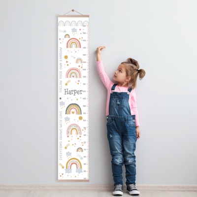 Custom Name Growth Chart for Kids