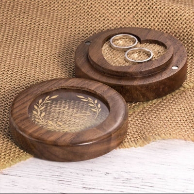 Personalized Wedding Ring Box for Lovers