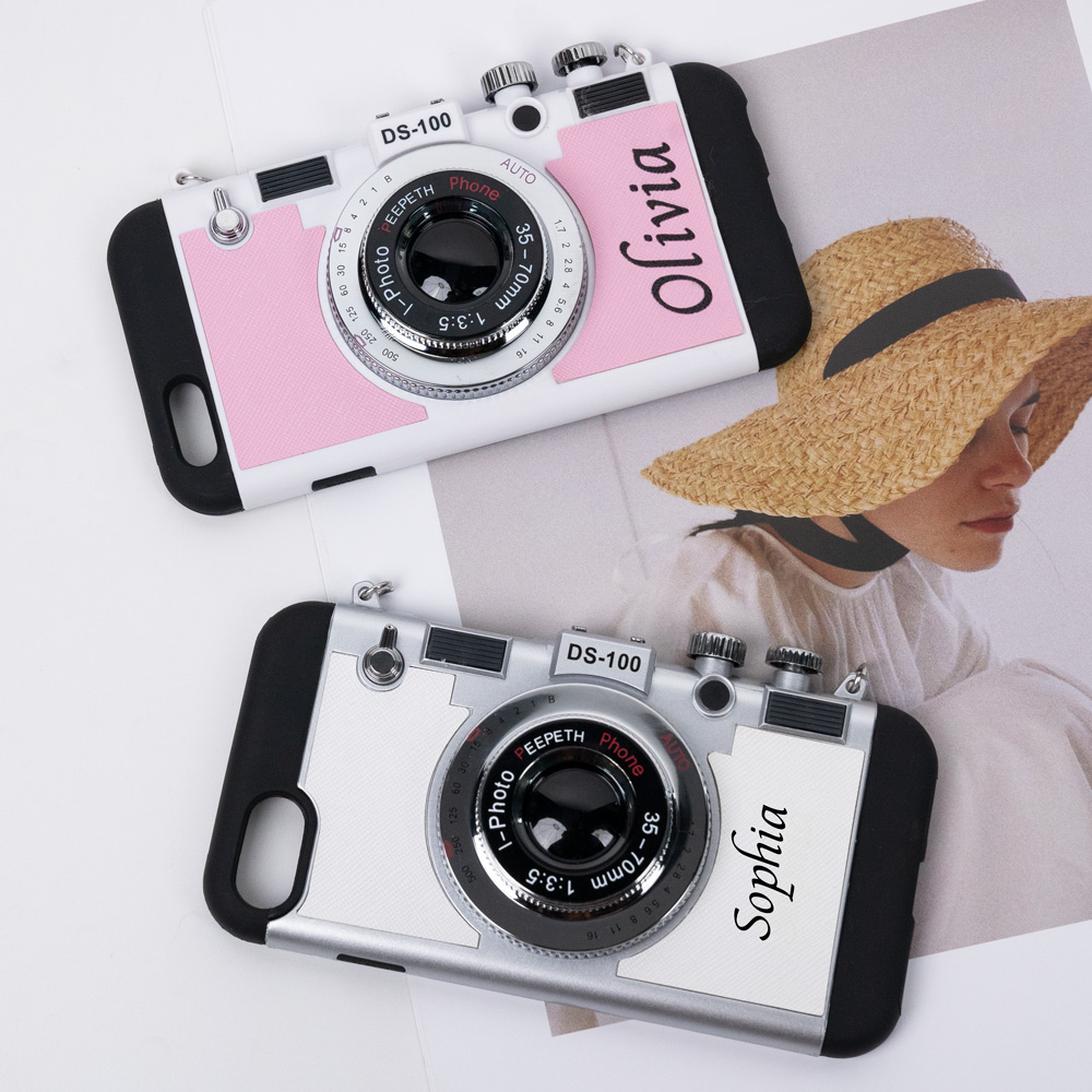 Capa de celular com câmera personalizada Emily em Paris capa para iPhone