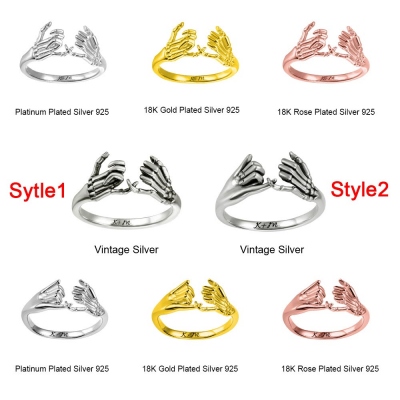 Bague de promesse Pinky personnalisée