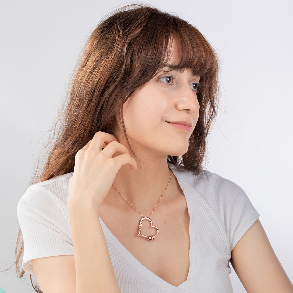 Personalized Heart Necklace
