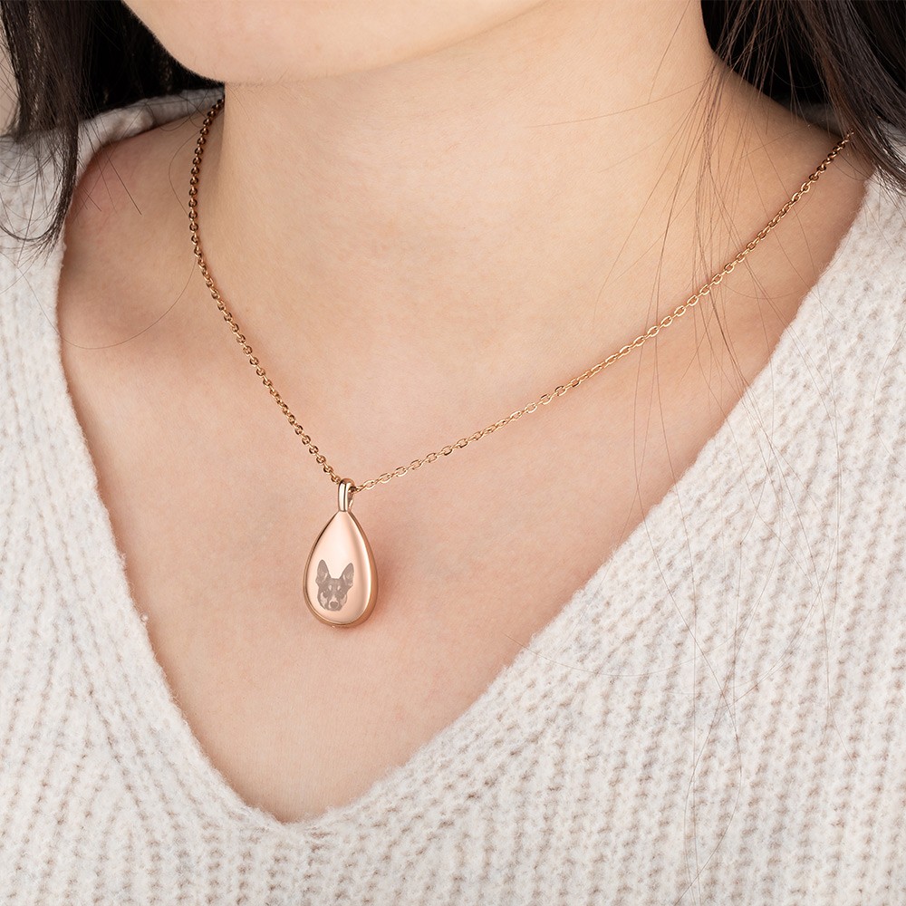 ashes necklace for women