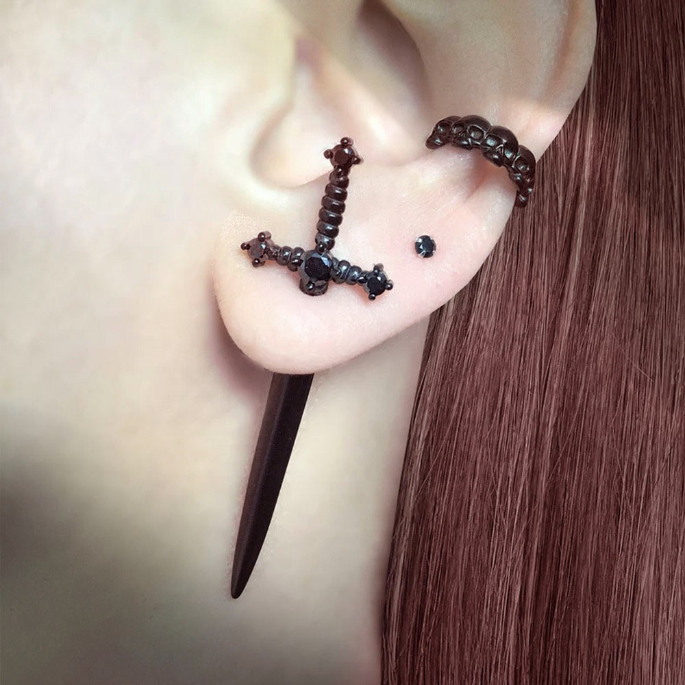 dagger earrings