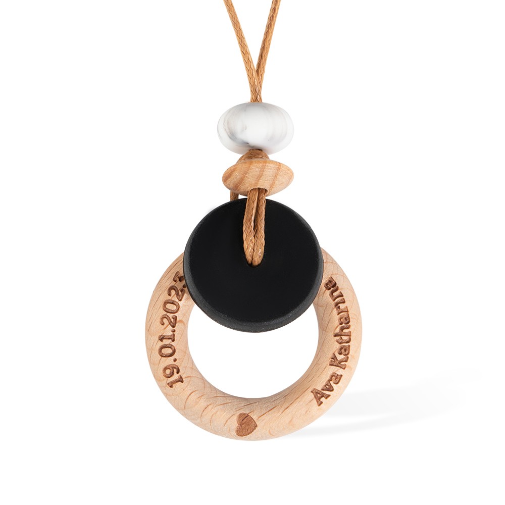 Personalized Beechwood Breastfeeding Necklaces, Feeding Necklaces, Nursing Necklaces, Breastfeeding Mom Gifts, Gifts for New Mom