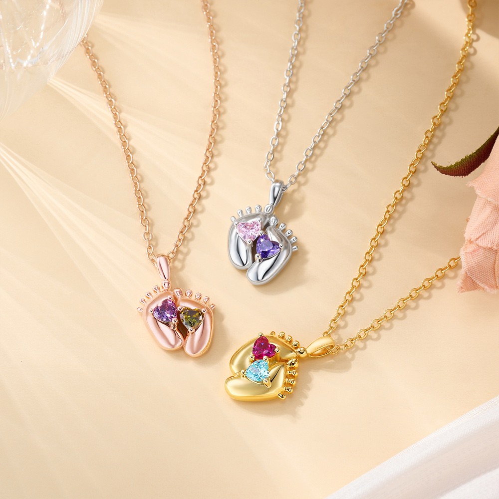 Baby Feet Necklace