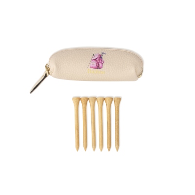golf storage bag with 6 golf tees