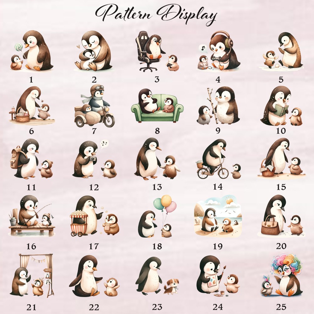 Cute Penguin Pattern
