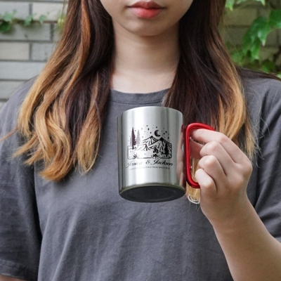 Personalized Carabiner Camping Mug