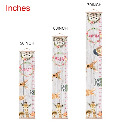 Custom Name Growth Chart for Kids