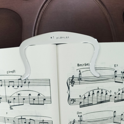 Personalized Music Page Holder Book Clip