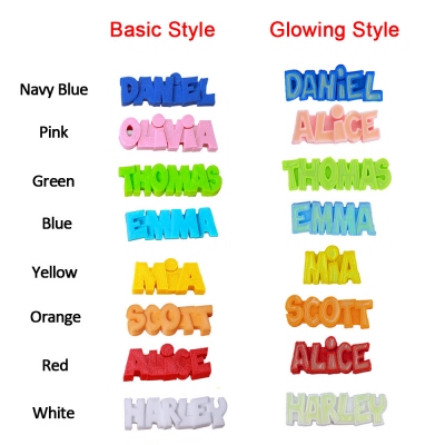 Personalized 3D Printed Name LED Flash USB Cable