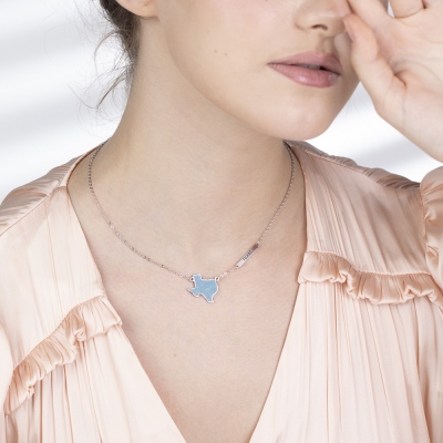 Personalized U.S. State Necklace