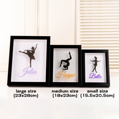 Personalized Dancing Poses Or Photo Pin Shadow Box