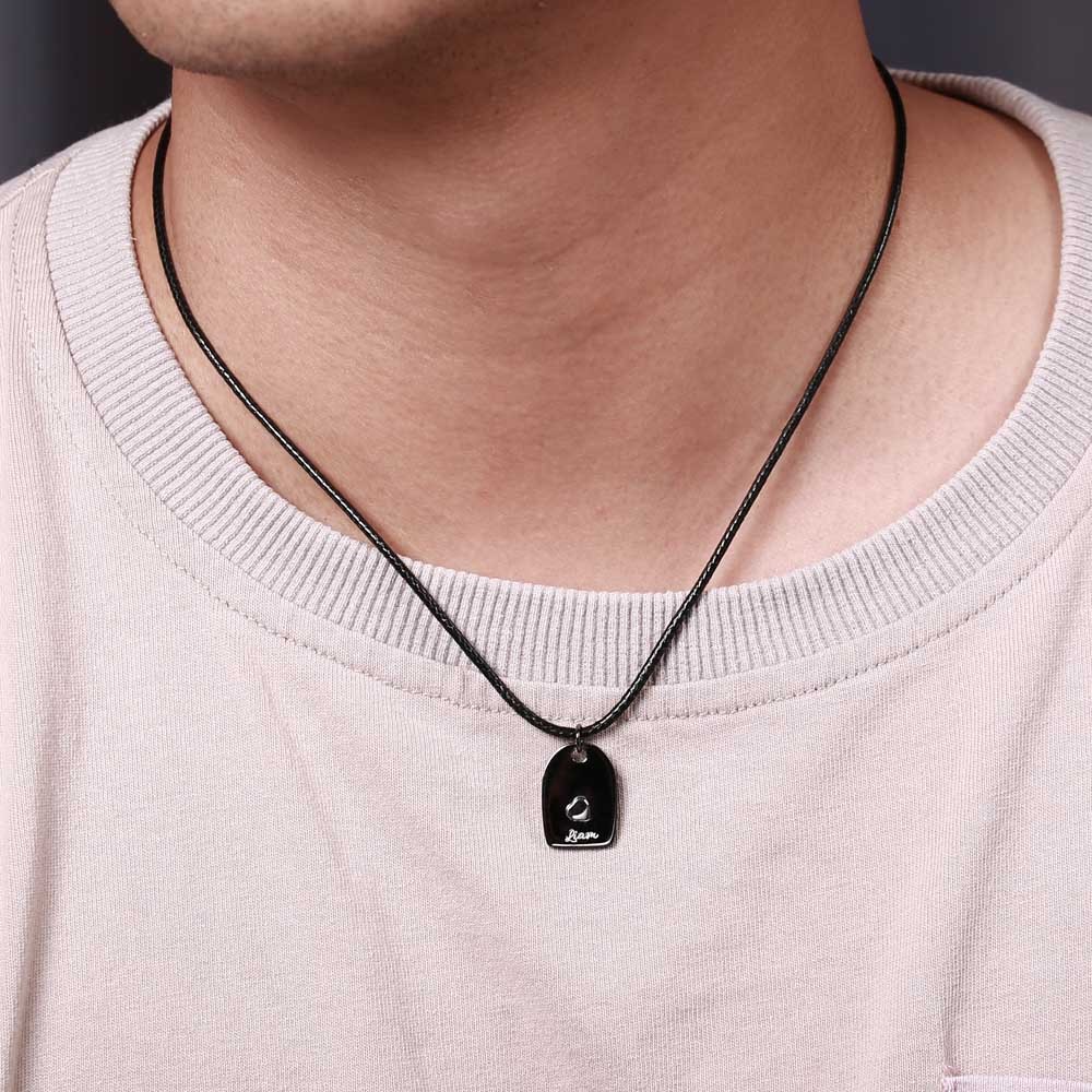 Custom couple necklace