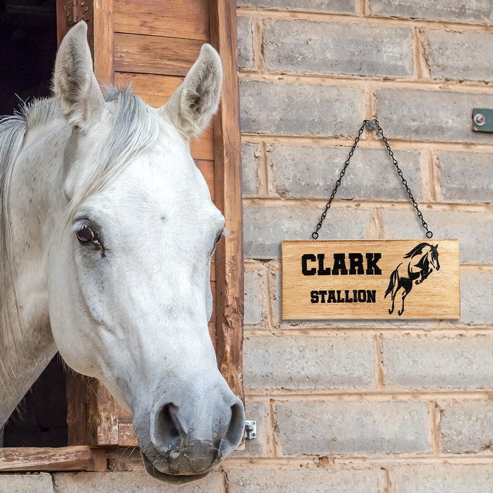 custom stall sign
