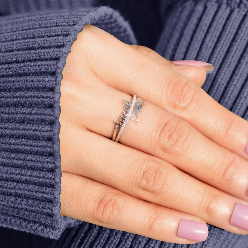 customized name ring