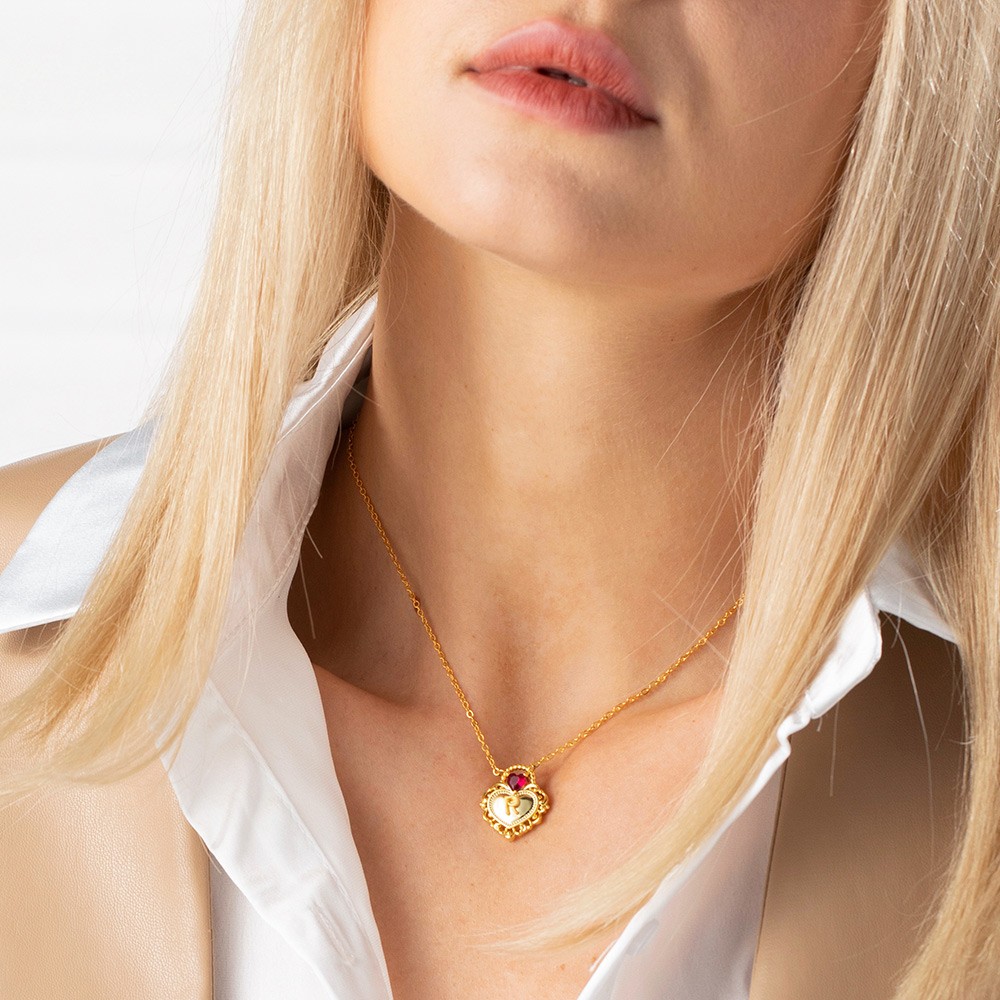 heart design necklace