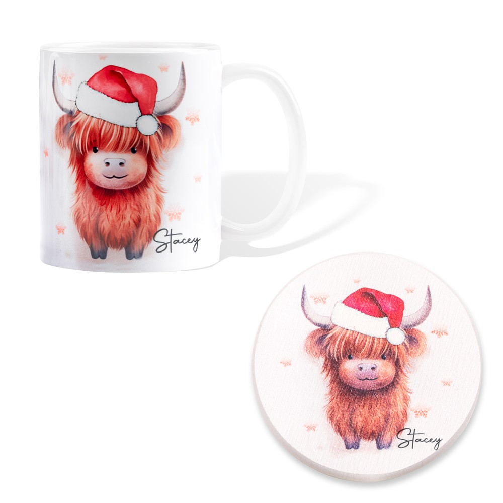 Custom Highland Cow Mug