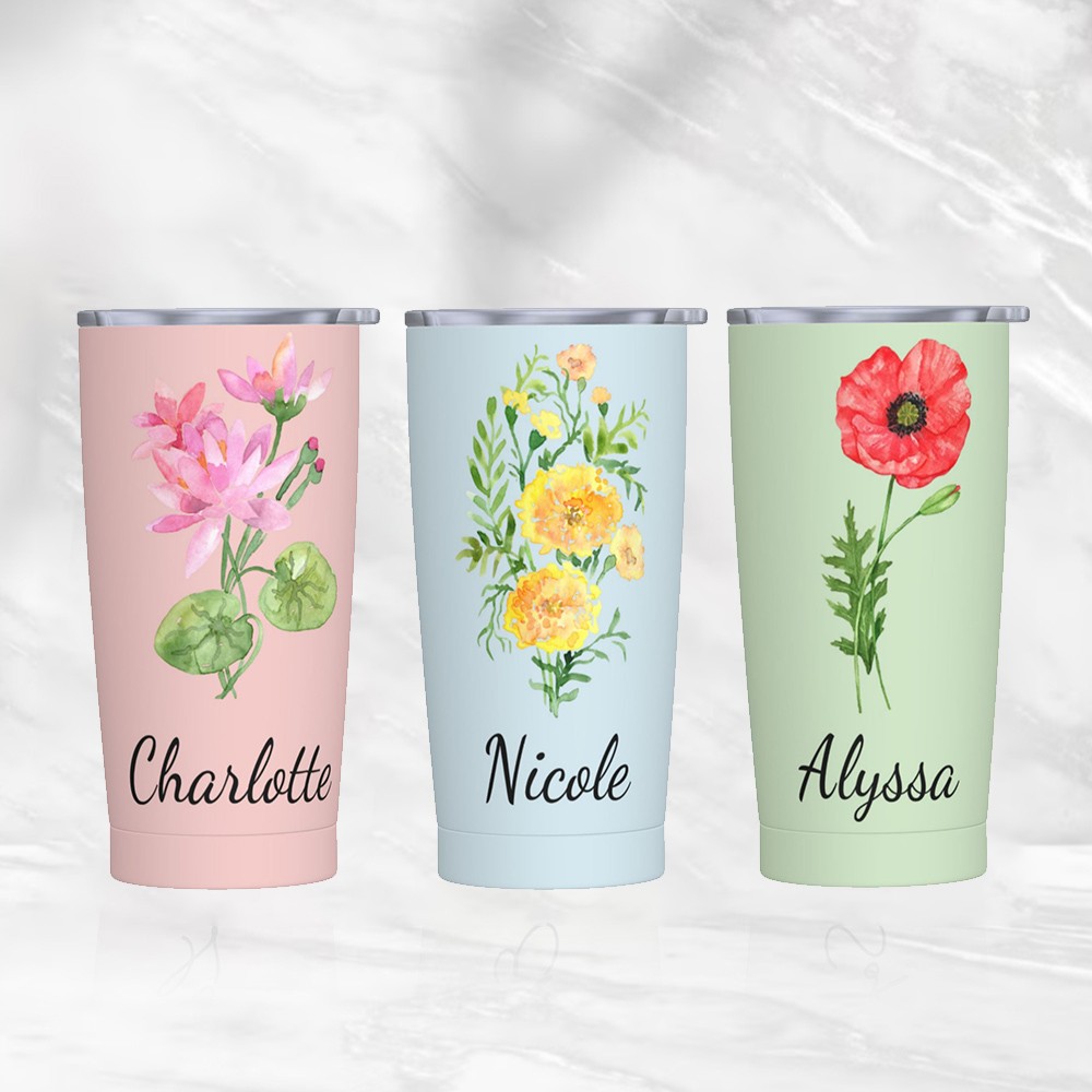 Birth Flower Gift Bridesmaid
