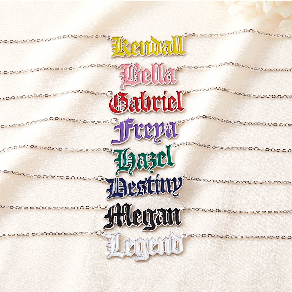 Personalized name necklace