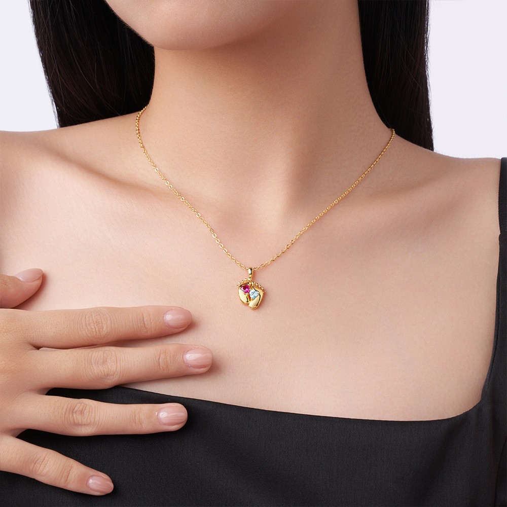 Footprint Necklace