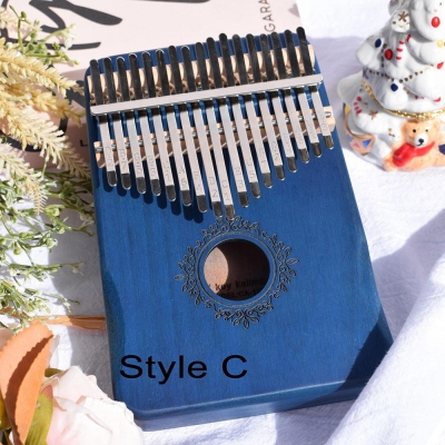 Kalimba 17 touches personnalisée avec nom gravé, piano à pouces africain en bois avec texte, instrument de musique, cadeau d'anniversaire pour enfants/adultes/passionnés de musique
