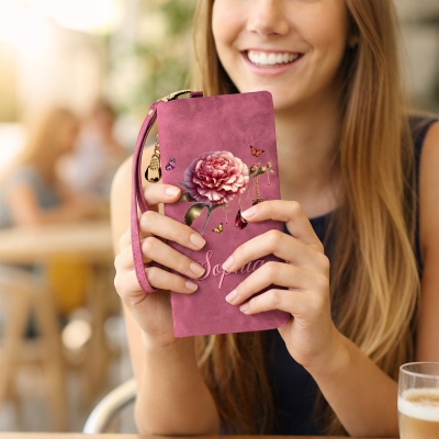 RFID wallet with coin