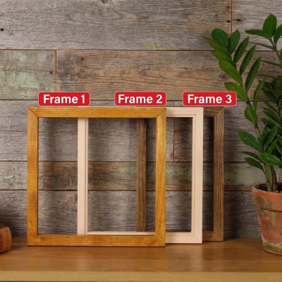 Gepersonaliseerd geborduurd bloemenkruis doopframe met naam en datum, houten wanddecoratie met linnenstructuur, kraamcadeau voor pasgeborene/familie/kinderen