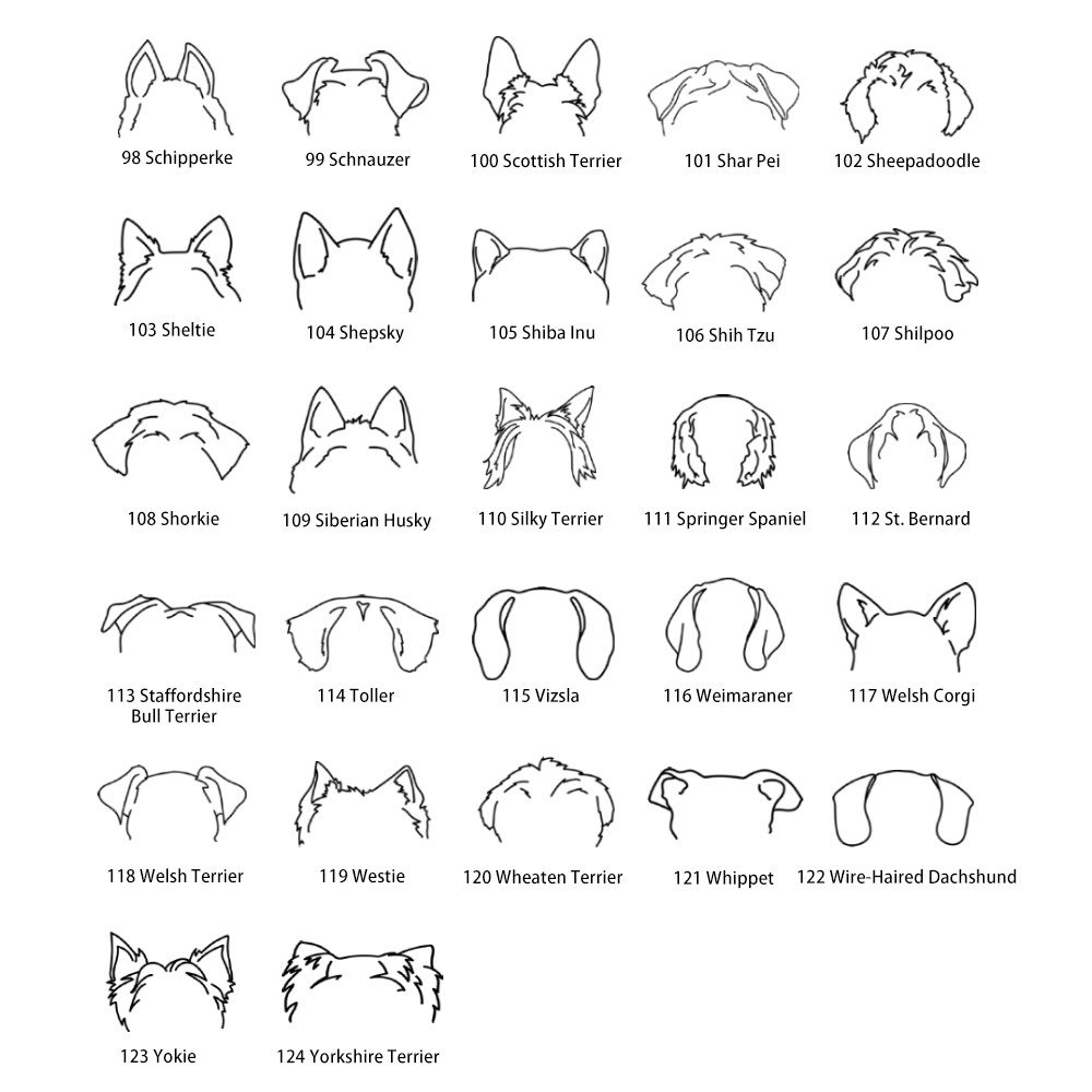 Gift for Pet Owner, Personalized Name Pet Ear Keychain, Animal Design Backpack Handbag Accessory, Birthday/Christmas Gift for Pet Lover